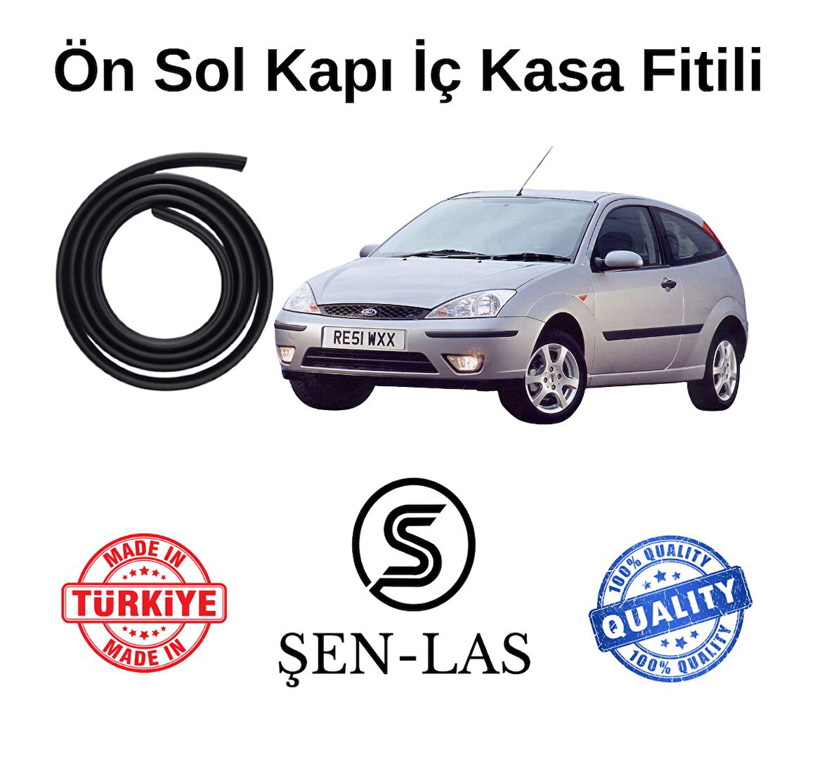 Ford Focus hatchback Tek Kapı (1.Nesil) Şen-Las Sol Ön Kapı Fitili ŞL11002