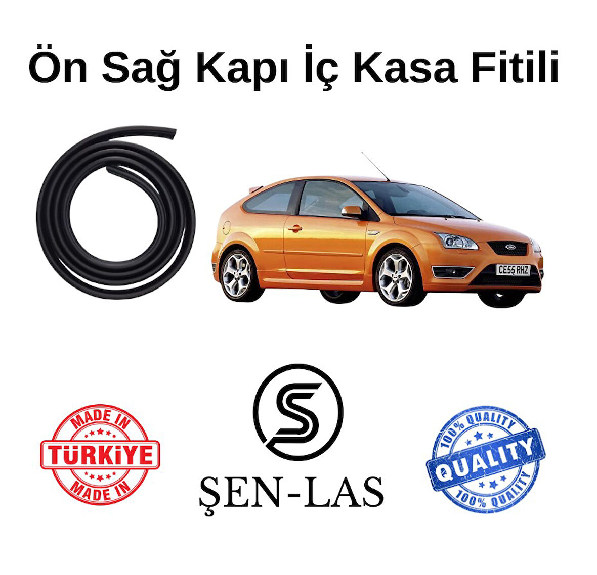 Ford Focus ST (2.Nesil) Şen-Las Sağ Ön Kapı Fitili ŞL11701