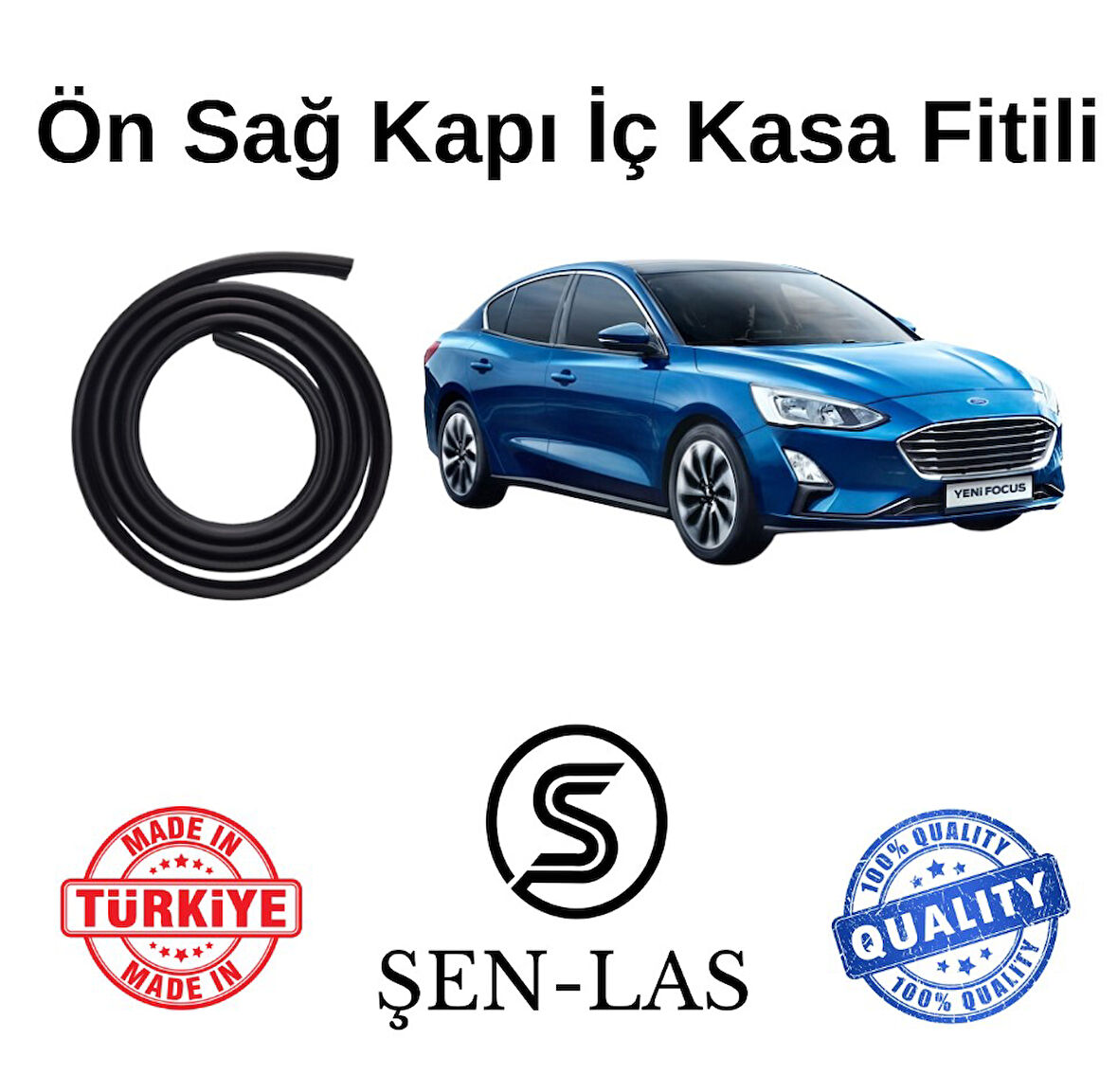 Ford Focus Sedan (4.Nesil) Şen-Las Sağ Ön Kapı Fitili ŞL12401