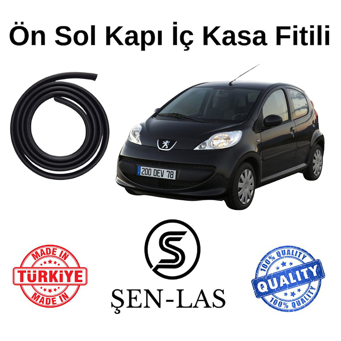 Peugeot 107 Şen-Las Sol Ön Kapı Fitili ŞL13702