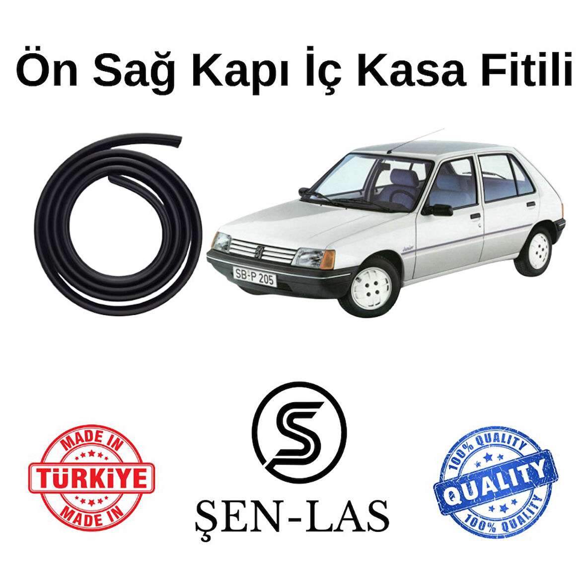 Peugeot 205 Şen-Las Sağ Ön Kapı Fitili ŞL13801