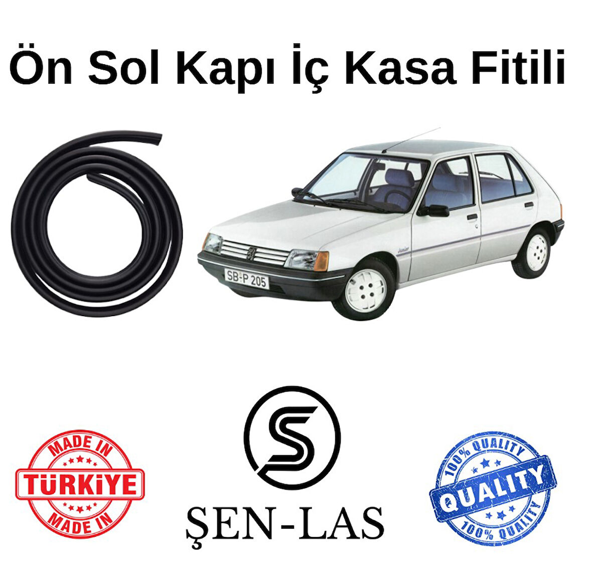 Peugeot 205 Şen-Las Sol Ön Kapı Fitili ŞL13802