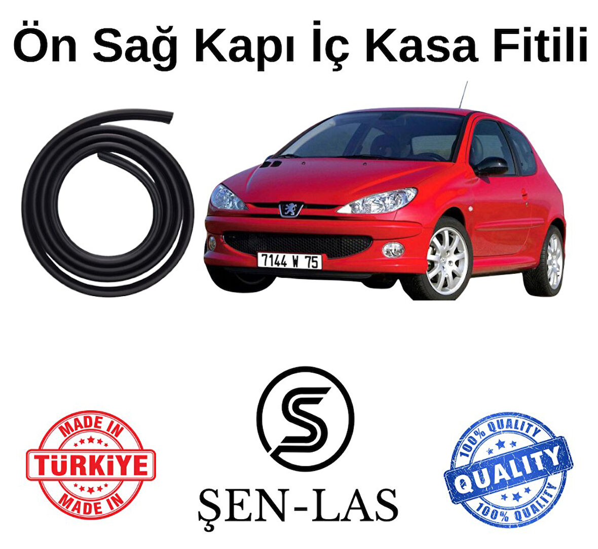 Peugeot 206 Tek Kapı Şen-Las Sağ Ön Kapı Fitili ŞL13901