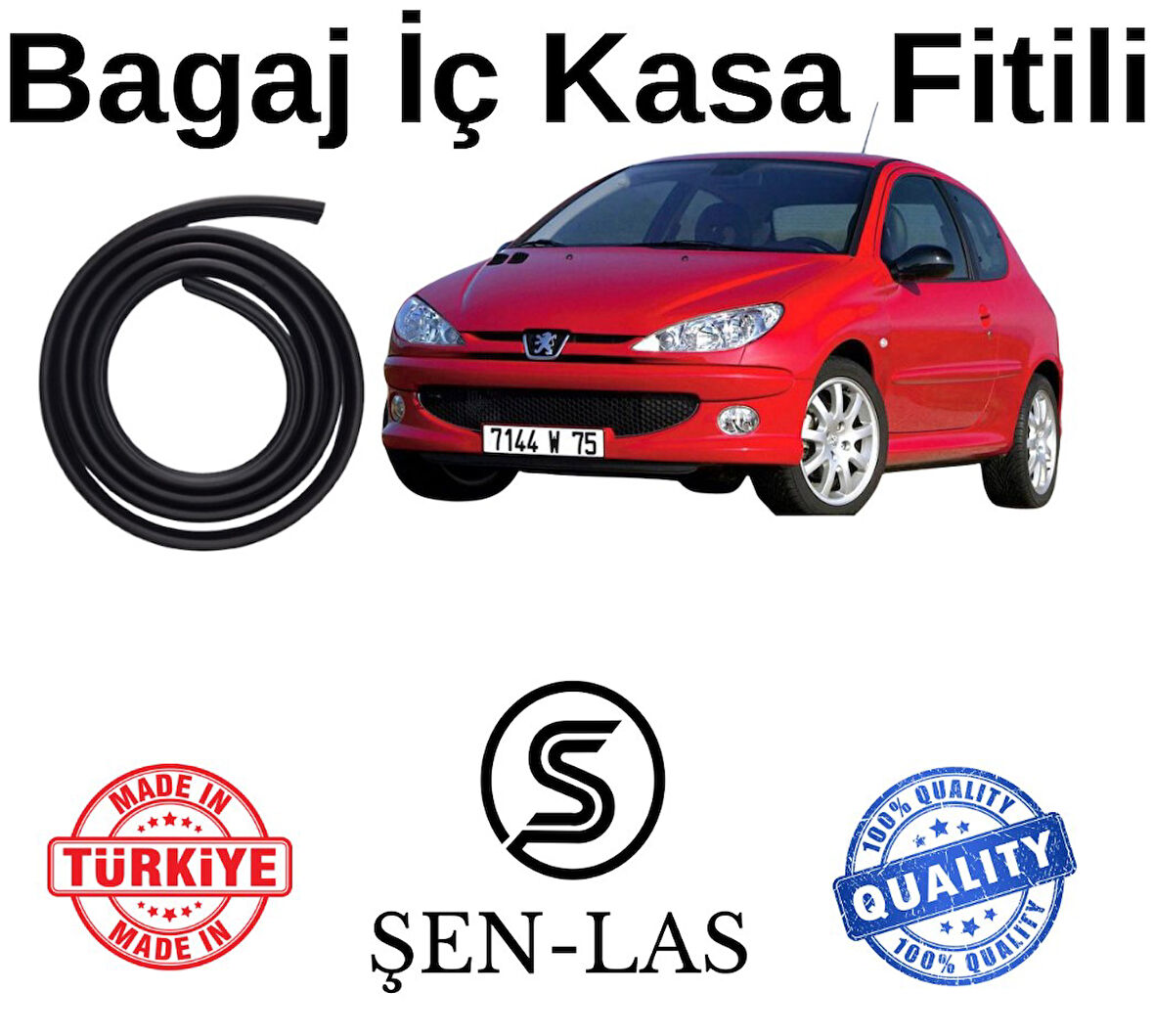 Peugeot 206 Tek Kapı Şen-Las Bagaj Fitili  ŞL13903