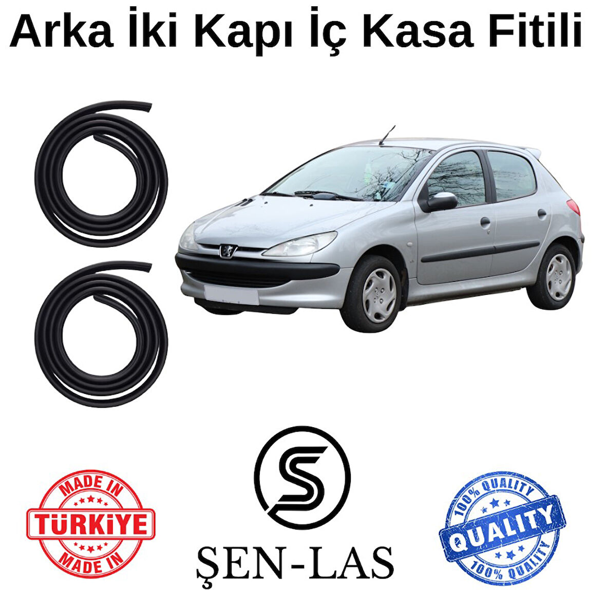 Peugeot 206 Şen-Las Arka Iki Kapı Fitili ŞL14007