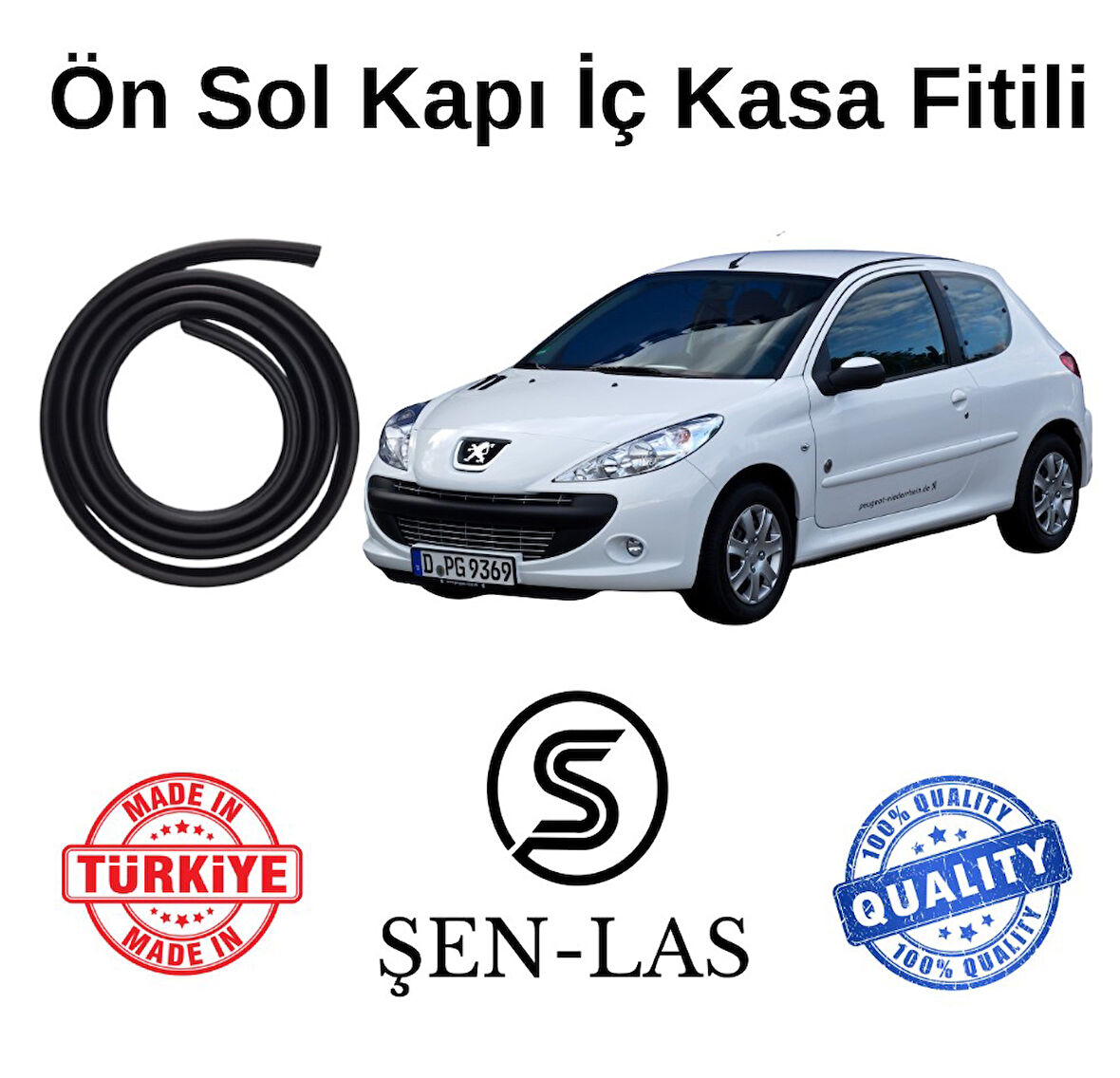Peugeot 206+ Tek Kapı Şen-Las Sol Ön Kapı Fitili ŞL14102
