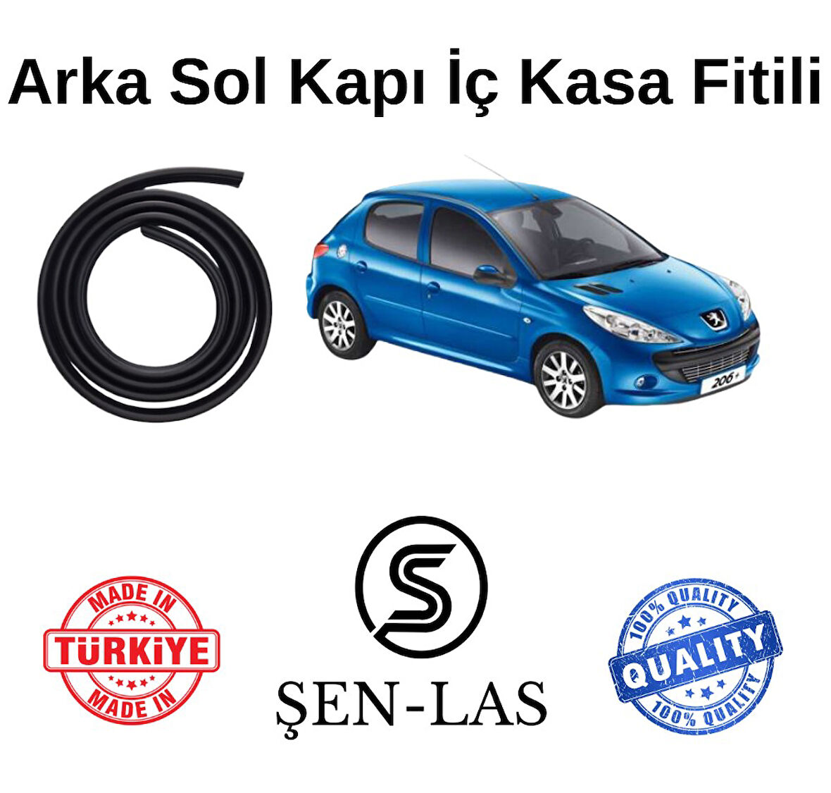 Peugeot 206+ Şen-Las Sol Arka Kapı Fitili ŞL14204