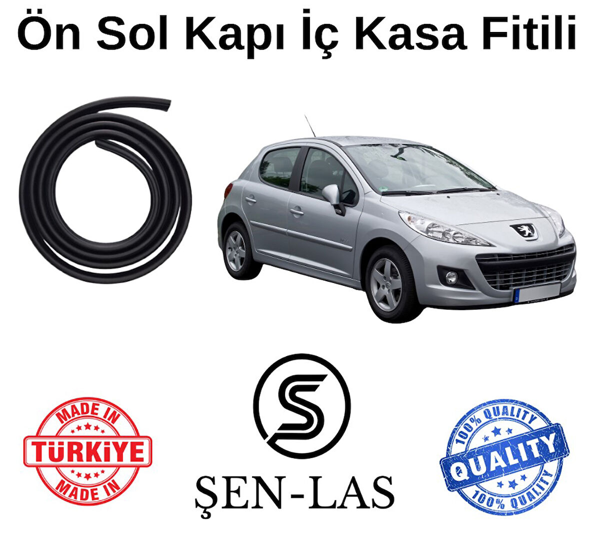 Peugeot 207+ Şen-Las Sol Ön Kapı Fitili ŞL14602
