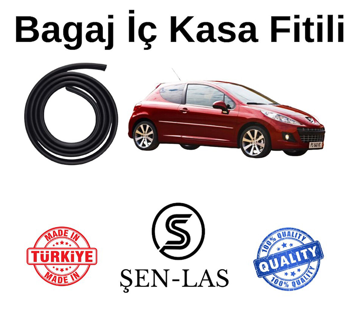 Peugeot 207+ Tek Kapı Şen-Las Bagaj Fitili  ŞL14703