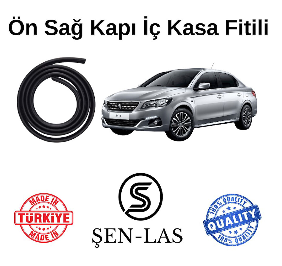 Peugeot 301 Şen-Las Sağ Ön Kapı Fitili ŞL14901