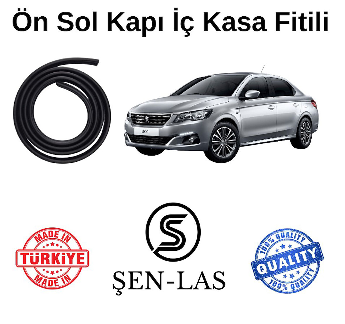 Peugeot 301 Şen-Las Sol Ön Kapı Fitili ŞL14902
