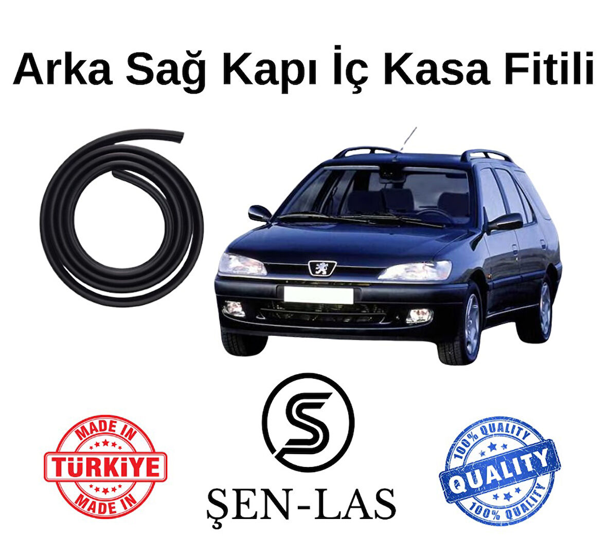 Peugeot 306 Station Wagon Şen-Las Sağ Arka Kapı Fitili ŞL15103