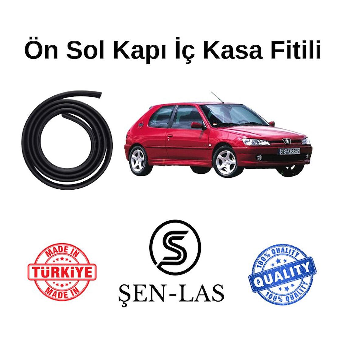 Peugeot 306 Tek Kapı Şen-Las Sol Ön Kapı Fitili ŞL15302