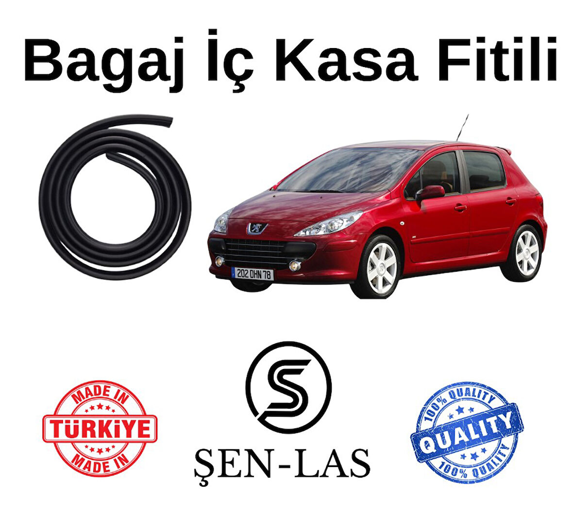 Peugeot 307 Şen-Las Bagaj Fitili  ŞL15405