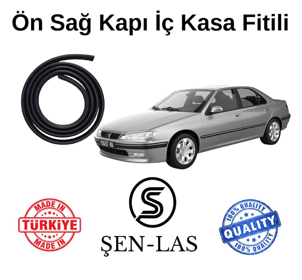Peugeot 406 Şen-Las Sağ Ön Kapı Fitili ŞL15601