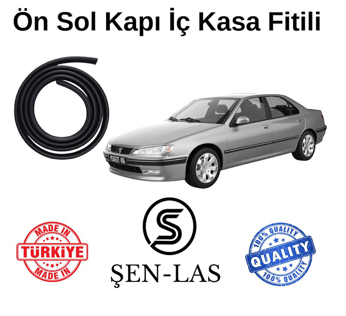 Peugeot 406 Şen-Las Sol Ön Kapı Fitili ŞL15602