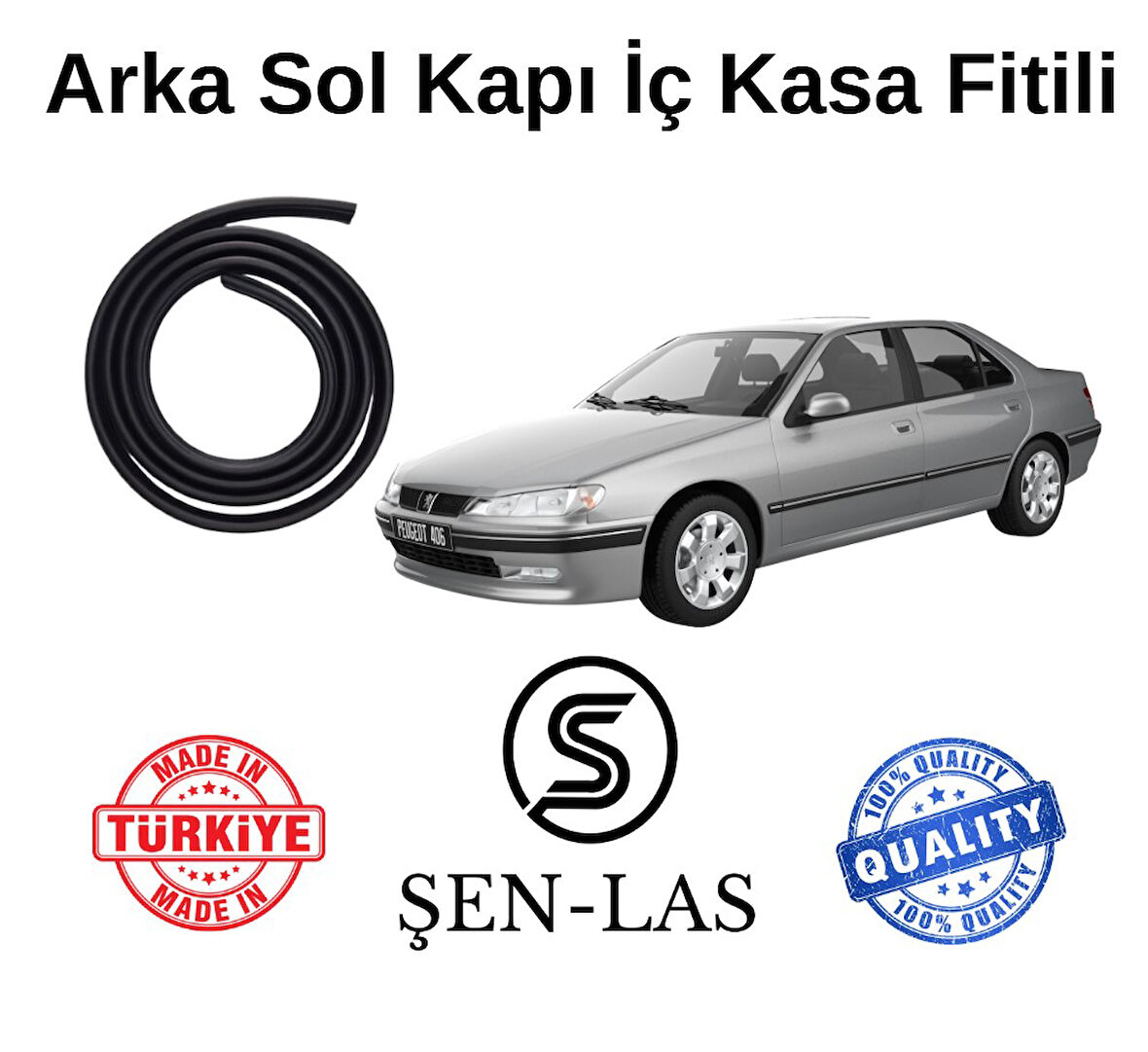 Peugeot 406 Şen-Las Sol Arka Kapı Fitili ŞL15604