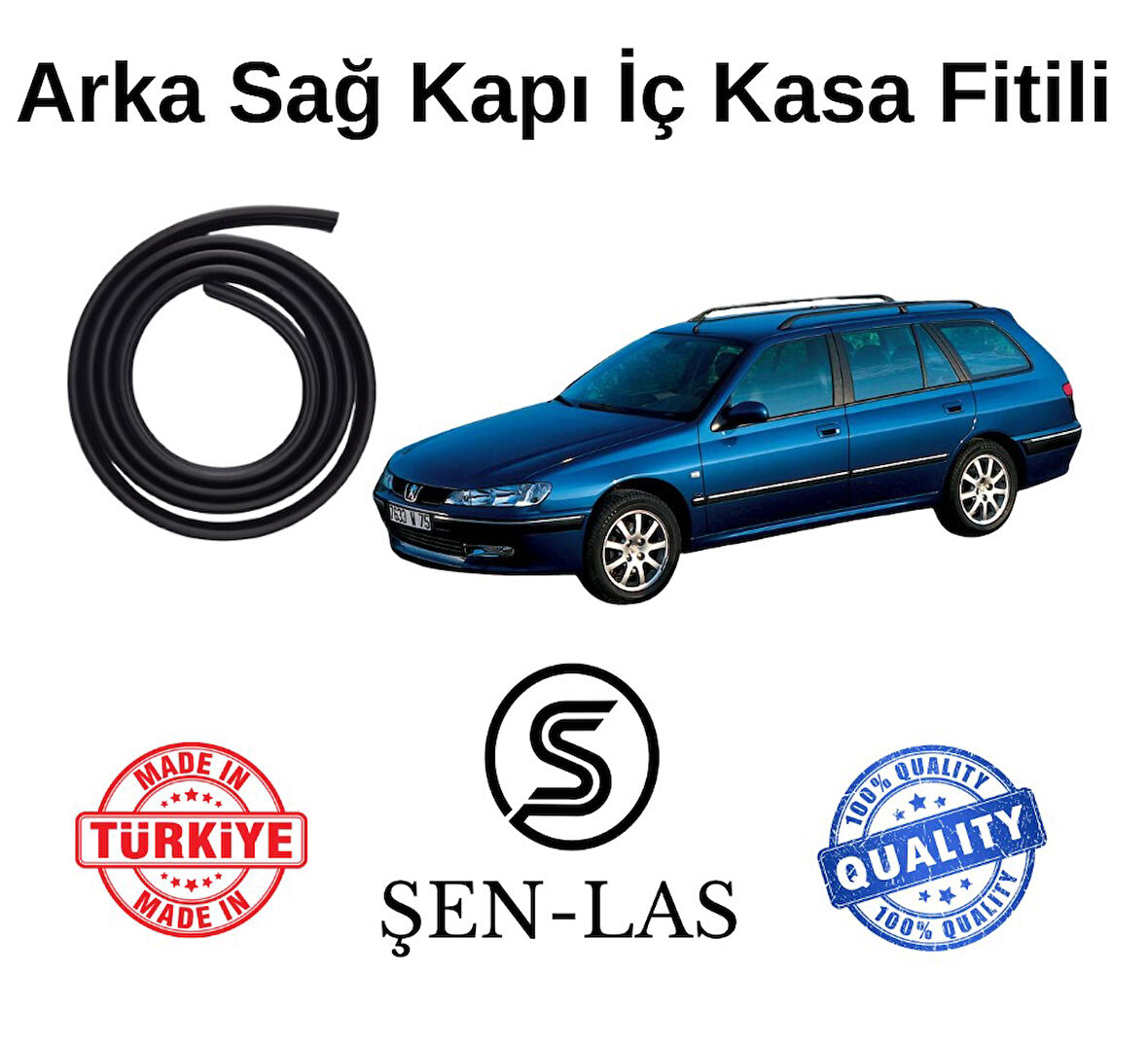 Peugeot 406 Station Wagon Şen-Las Sağ Arka Kapı Fitili ŞL15703