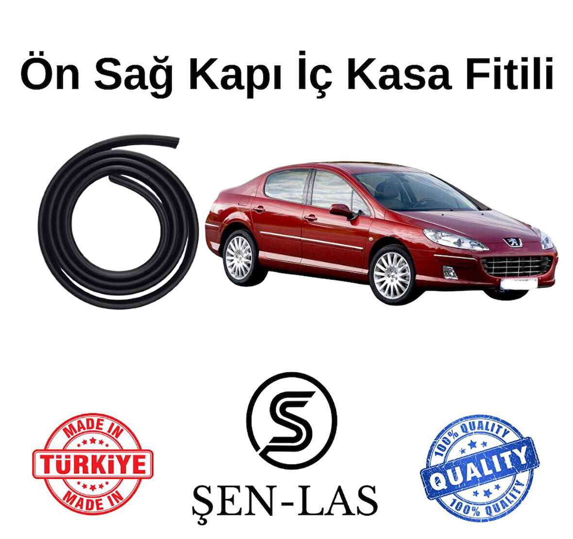 Peugeot 407 Şen-Las Sağ Ön Kapı Fitili ŞL15801