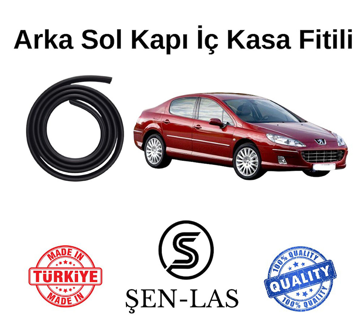 Peugeot 407 Şen-Las Sol Arka Kapı Fitili ŞL15804