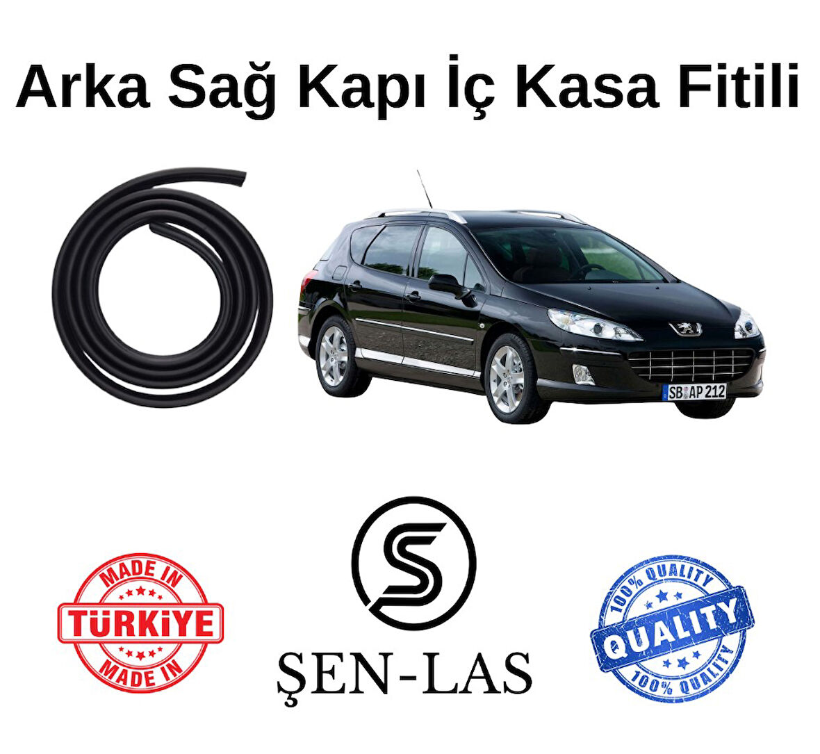 Peugeot 407 Station Wagon Şen-Las Sağ Arka Kapı Fitili ŞL15903