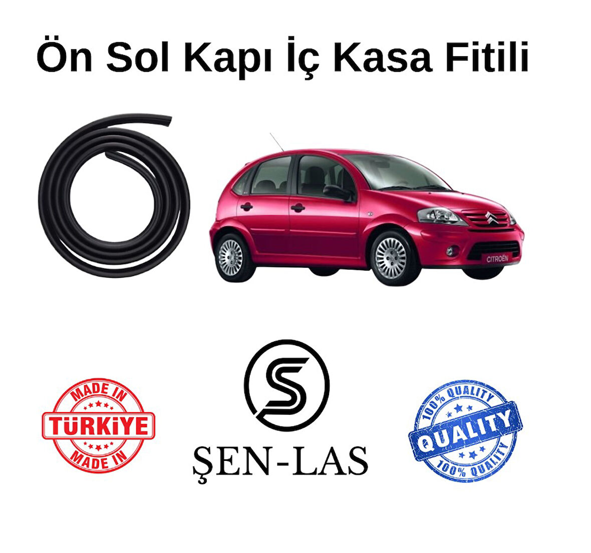 Citroen C3 (1.Nesil) Şen-Las Sol Ön Kapı Fitili ŞL16202