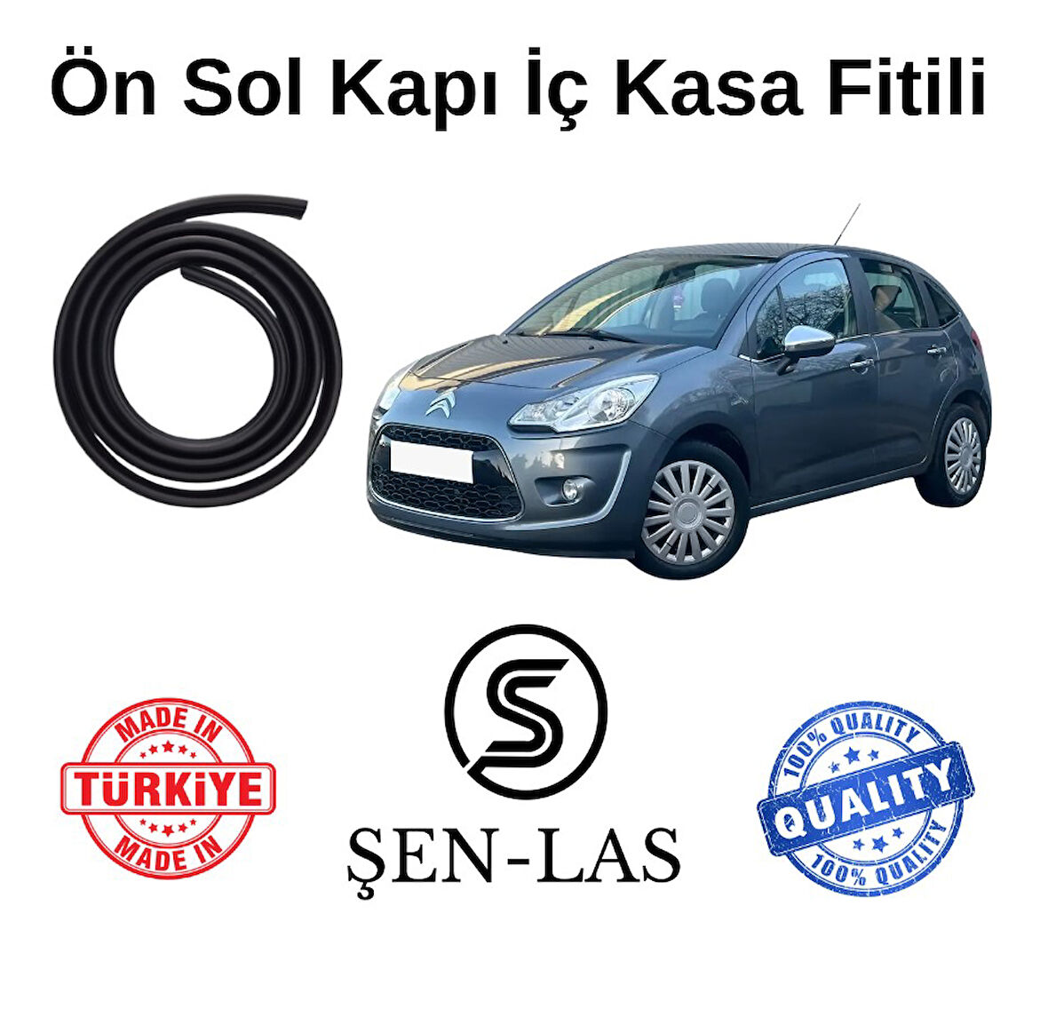 Citroen C3 (2.Nesil) Şen-Las Sol Ön Kapı Fitili ŞL16302