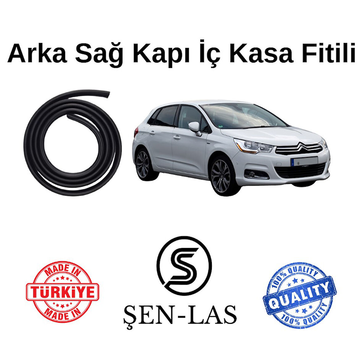 Citroen C4 (1.Nesil) Şen-Las Sağ Arka Kapı Fitili ŞL16403