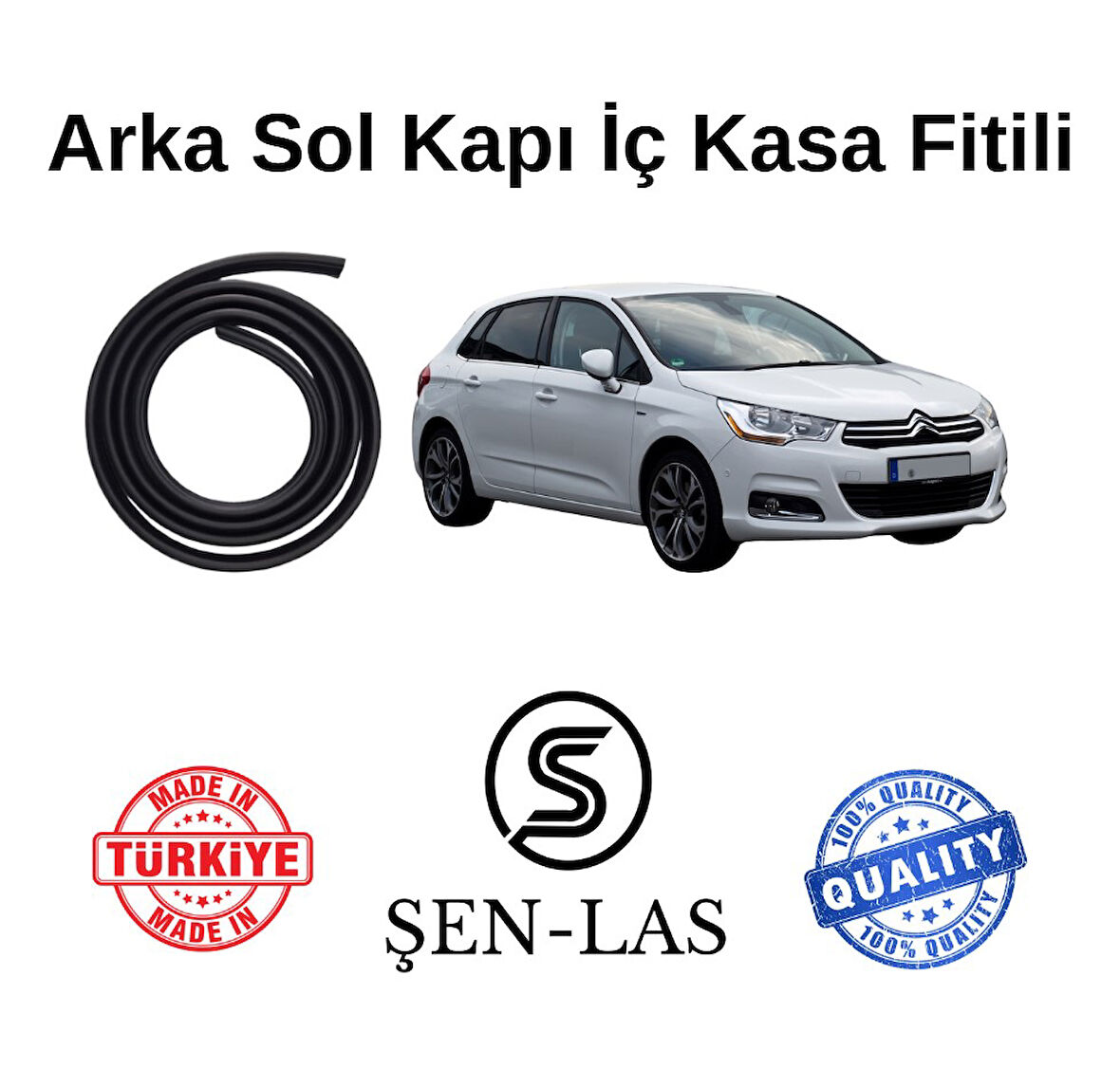 Citroen C4 (1.Nesil) Şen-Las Sol Arka Kapı Fitili ŞL16404