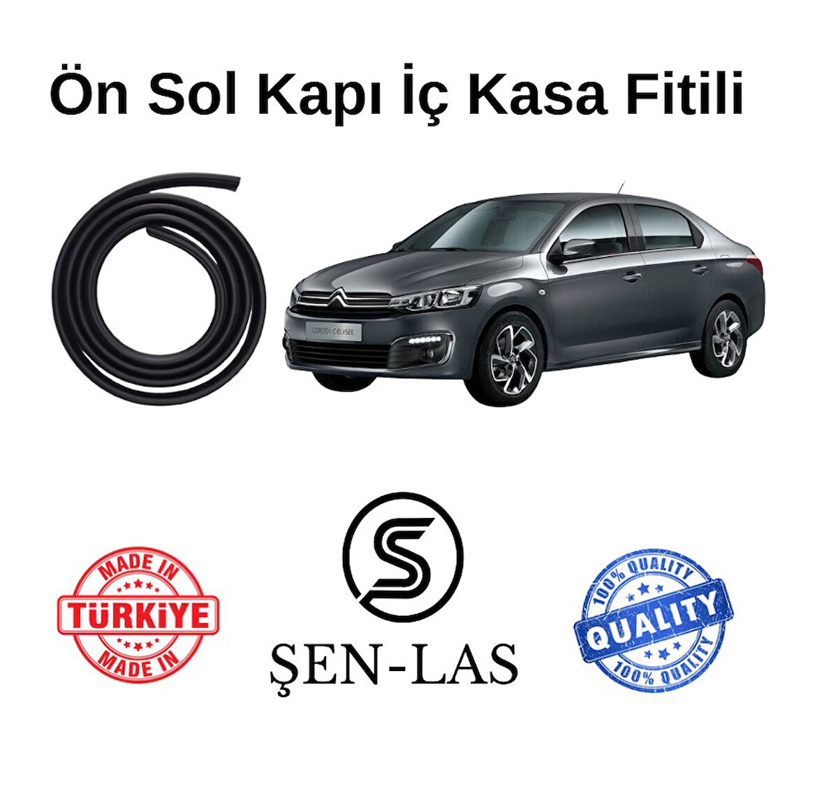 Citroen C-Elysee Şen-Las Sol Ön Kapı Fitili ŞL16502
