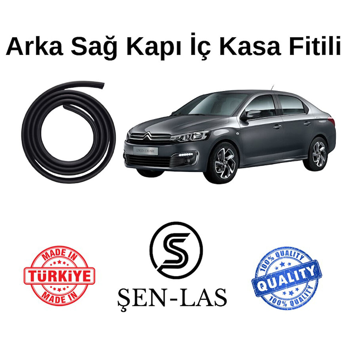 Citroen C-Elysee Şen-Las Sağ Arka Kapı Fitili ŞL16503