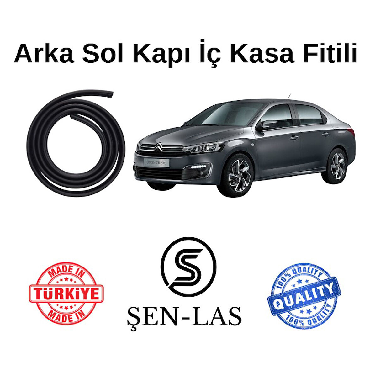 Citroen C-Elysee Şen-Las Sol Arka Kapı Fitili ŞL16504