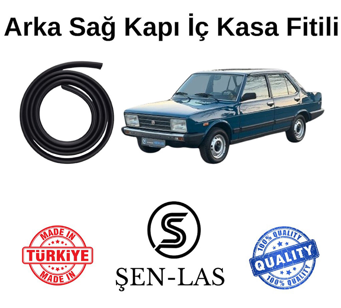 Fiat 131 Şen-Las Sağ Arka Kapı Fitili ŞL18403