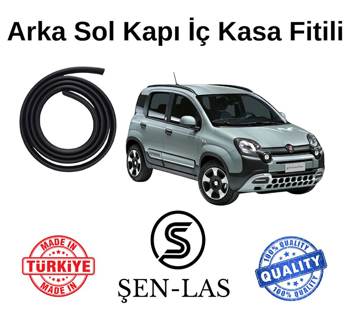 Fiat Panda Cross (2012-2025) Şen-Las Sol Arka Kapı Fitili ŞL19404