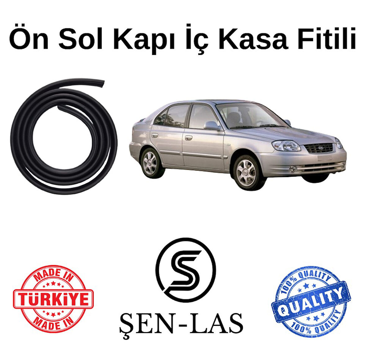 Hyundai Accent Admire (2000-2003) Şen-Las Sol Ön Kapı Fitili ŞL20202