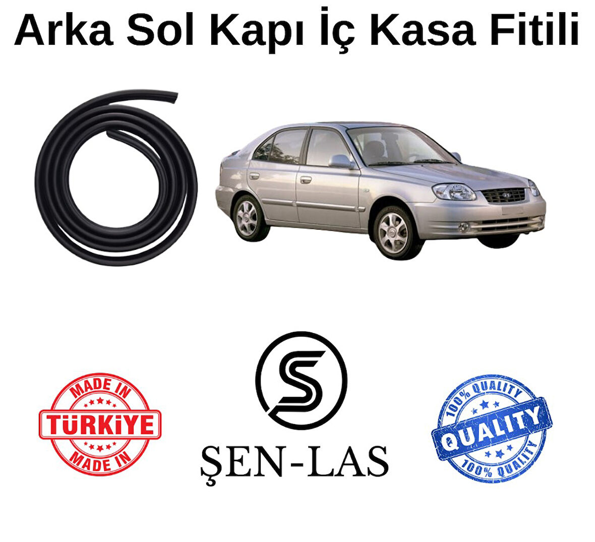 Hyundai Accent Admire (2000-2003) Şen-Las Sol Arka Kapı Fitili ŞL20204