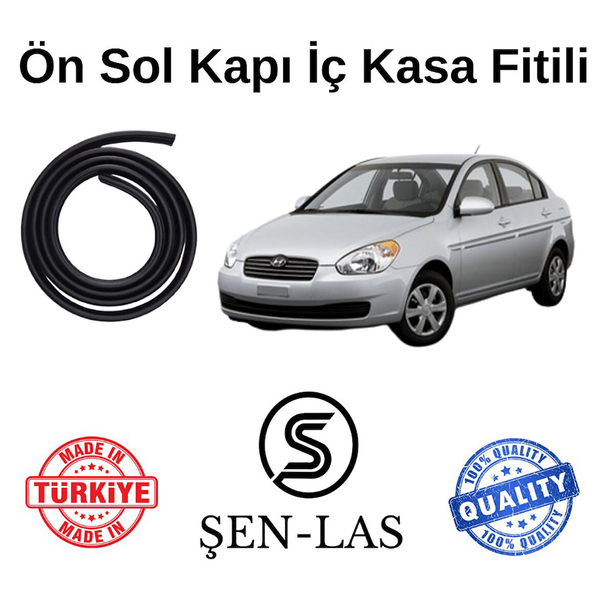 Hyundai Accent (2006-2012) Şen-Las Sol Ön Kapı Fitili ŞL20302