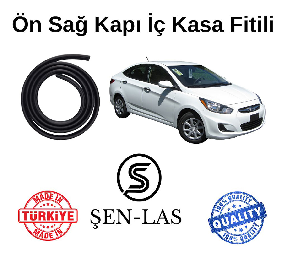 Hyundai Accent (2012-2018) Şen-Las Sağ Ön Kapı Fitili ŞL20401