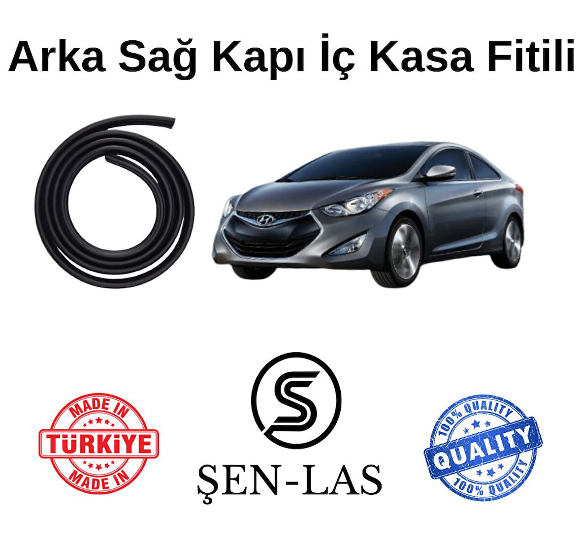 Hyundai Elantra (2010-2015) Şen-Las Sağ Arka Kapı Fitili ŞL20503