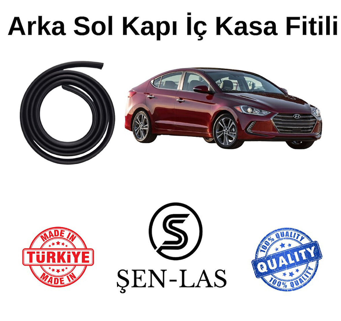 Hyundai Elantra (2016-2020) Şen-Las Sol Arka Kapı Fitili ŞL20604