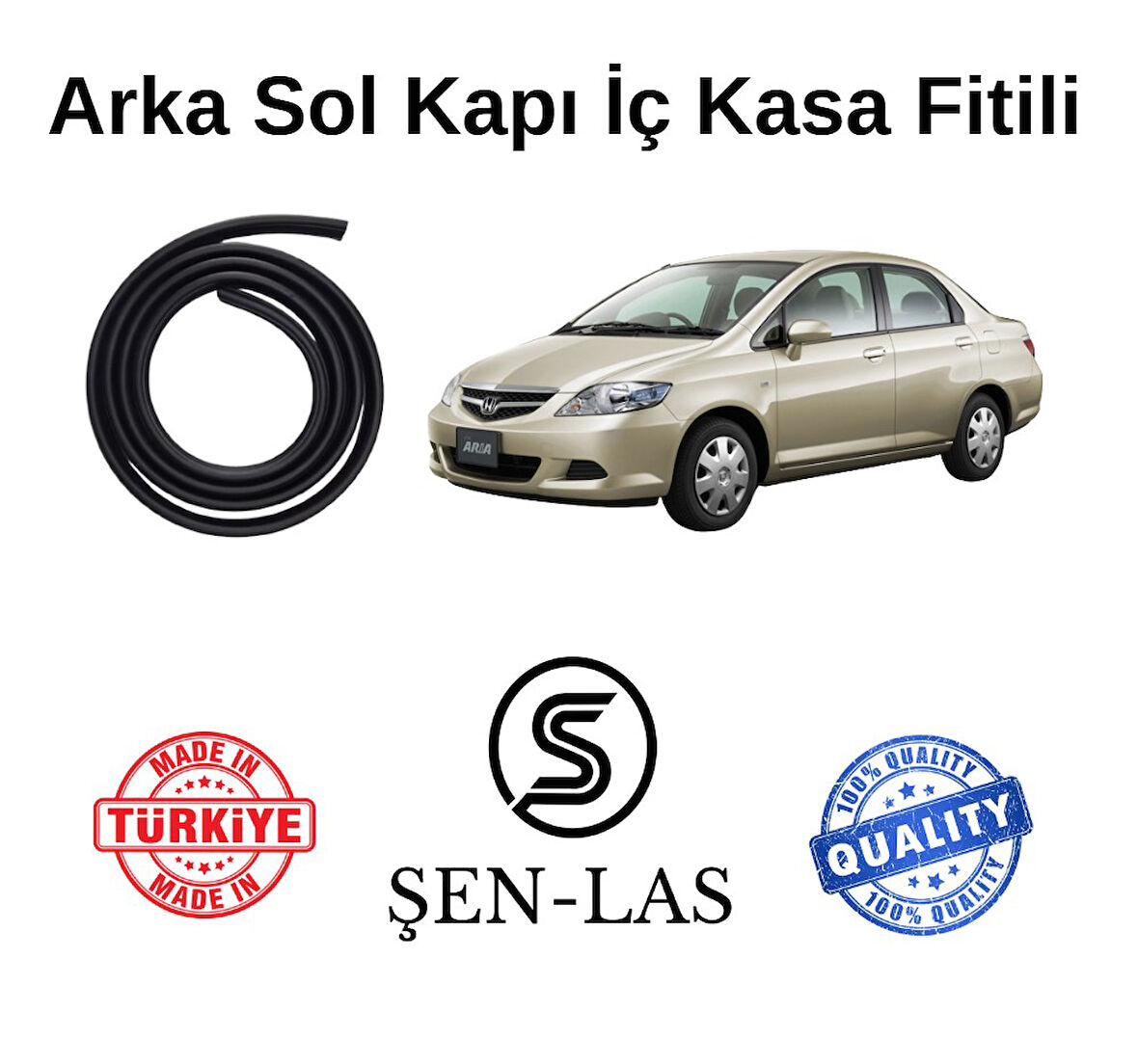 Honda City (2006-2008) Şen-Las Sol Arka Kapı Fitili ŞL23104