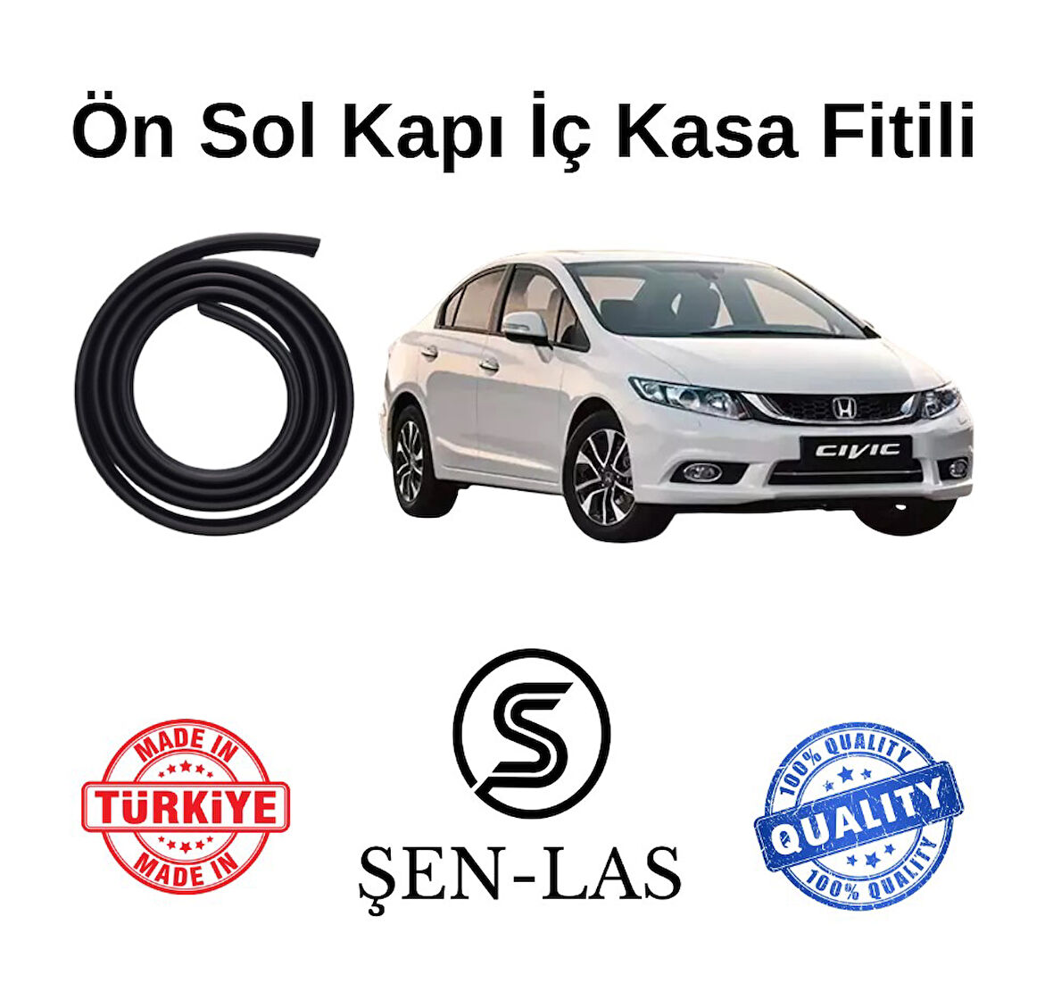 Honda Civic (2011-2017) Şen-Las Sol Ön Kapı Fitili ŞL23302