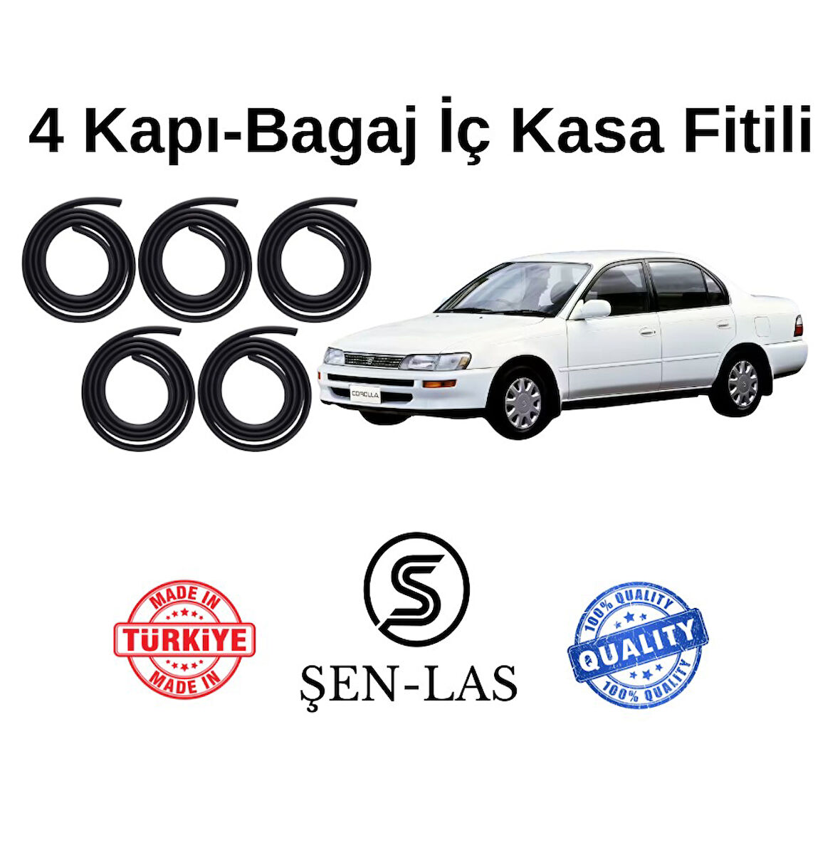 Toyota Corolla (1991-1998) Şen-Las 4 Kapı + Bagaj Fitili ŞL25502