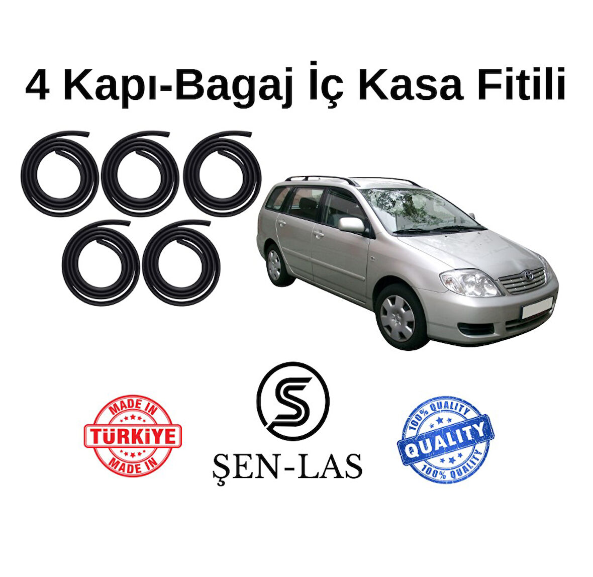 Toyota Corolla Station Wagon (2000-2006) Şen-Las 4 Kapı + Bagaj Fitili ŞL25911