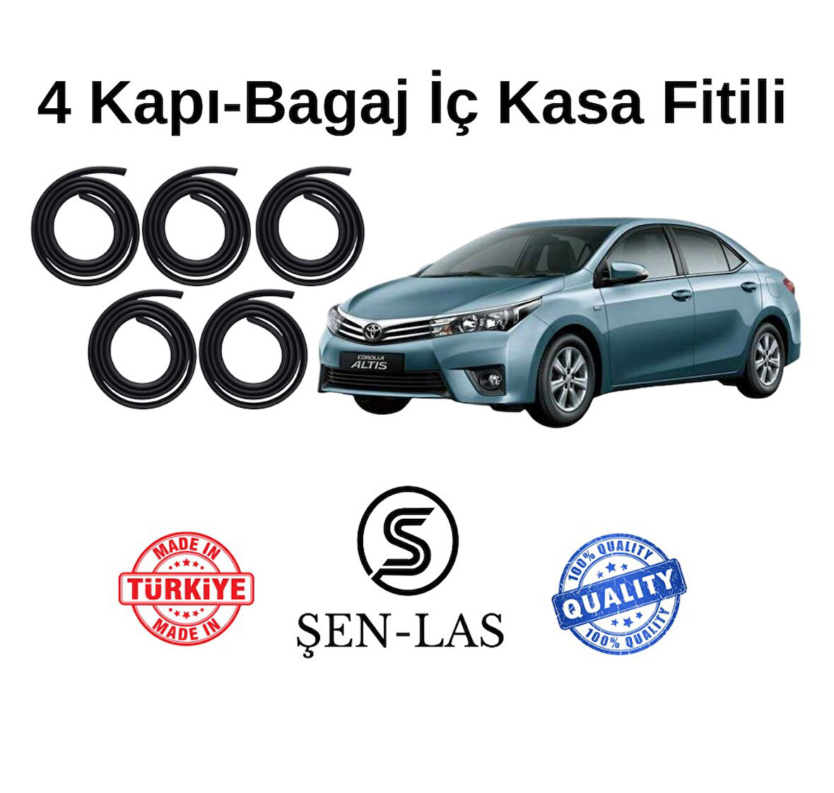 Toyota Corolla (2014-2017) Şen-Las 4 Kapı + Bagaj Fitili ŞL26111