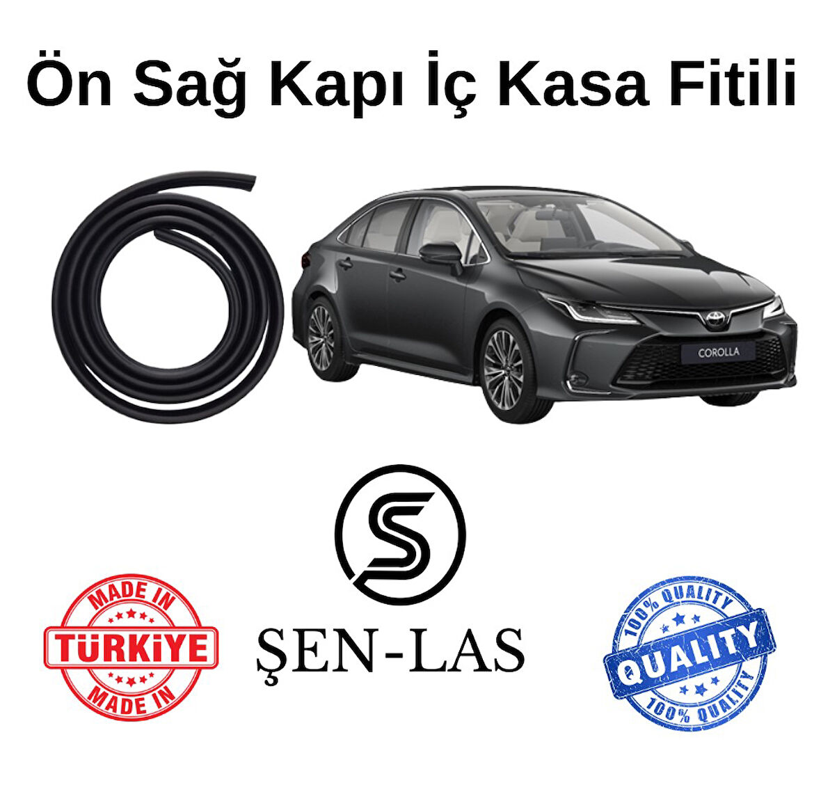 Toyota Corolla (2018-2025) Şen-Las Sağ Ön Kapı Fitili ŞL26201
