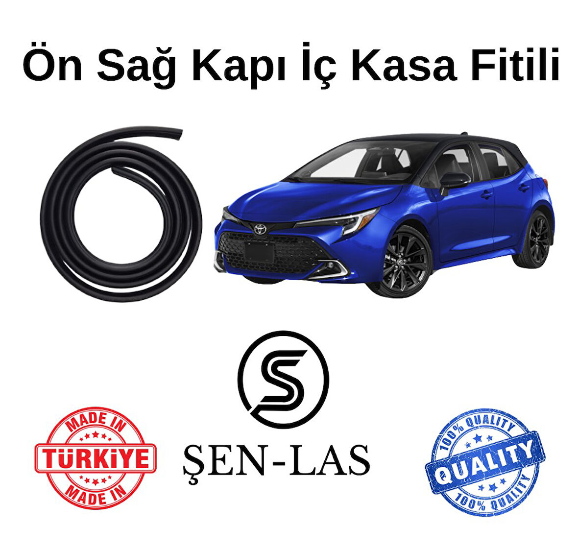 Toyota Corolla Hatchback (2018-2025) Şen-Las Sağ Ön Kapı Fitili ŞL26301