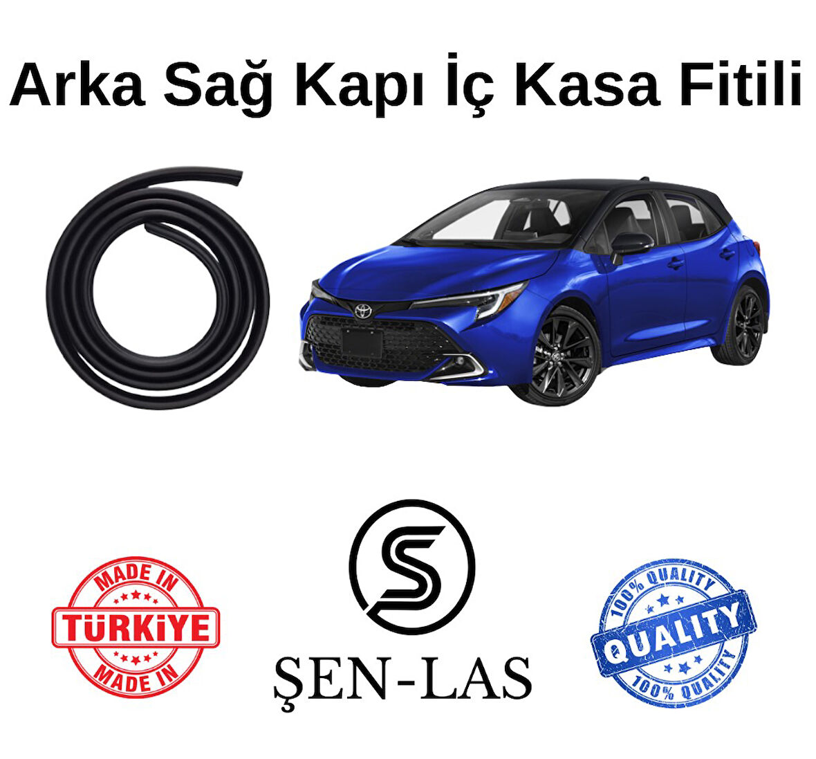 Toyota Corolla Hatchback (2018-2025) Şen-Las Sağ Arka Kapı Fitili ŞL26303