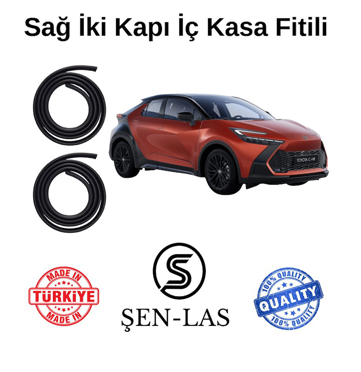 Toyota C-HR (2020-2025) Şen-Las Sağ Ön ve Arka Fitili ŞL26809