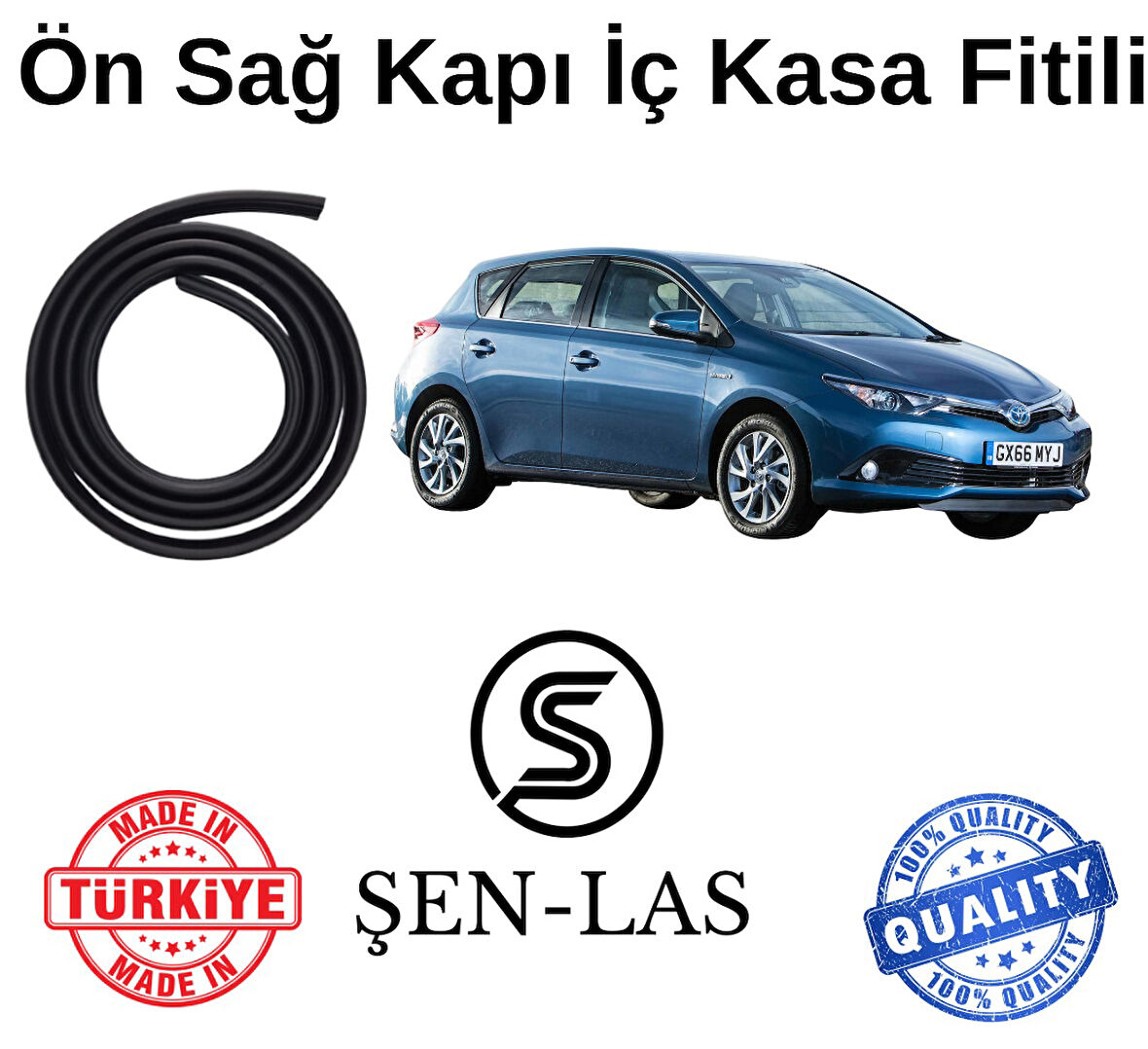 Toyota Auris (2012-2018) Şen-Las Sağ Ön Kapı Fitili ŞL27101
